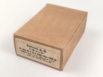 Patronenschachtel Wehrmacht für 15 Schluss 8x57 zum K98