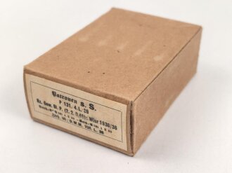 Patronenschachtel Wehrmacht für 15 Schluss 8x57 zum K98