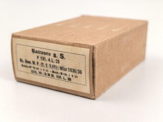 Patronenschachtel Wehrmacht für 15 Schluss 8x57 zum K98
