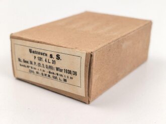 Patronenschachtel Wehrmacht für 15 Schluss 8x57 zum K98