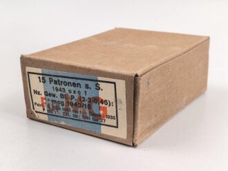 Patronenschachtel Wehrmacht für 15 Schluss 8x57 für MG