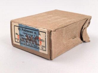 Patronenschachtel Wehrmacht für 15 Schluss 8x57...