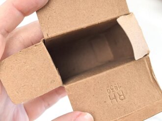 2 Stück leere Patronenschachteln für je 15 Schuss Munition zum K98 der Wehrmacht