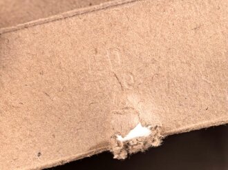 2 Stück leere Patronenschachteln für je 15 Schuss Munition zum K98 der Wehrmacht