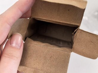 2 Stück leere Patronenschachteln für je 15 Schuss Munition zum K98 der Wehrmacht