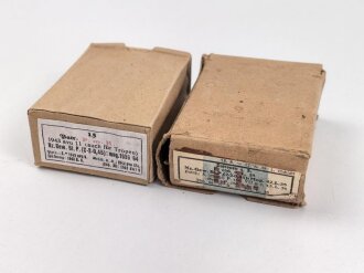 2 Stück leere Patronenschachteln für je 15...