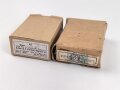 2 Stück leere Patronenschachteln für je 15 Schuss Munition zum K98 der Wehrmacht
