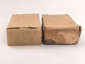 2 Stück leere Patronenschachteln für je 15 Schuss Munition zum K98 der Wehrmacht