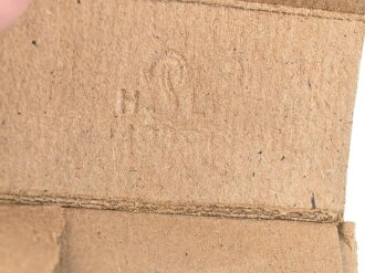 2 Stück leere Patronenschachteln für je 15 Schuss Munition zum K98 der Wehrmacht