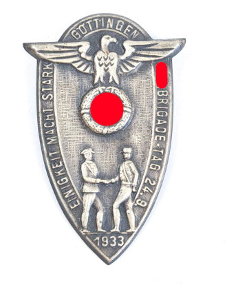 Blechabzeichen "SA Brigadetag 1933 Göttingen"