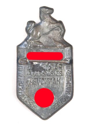 Blechabzeichen " NSDAP Parteitag  1934 Hannover"