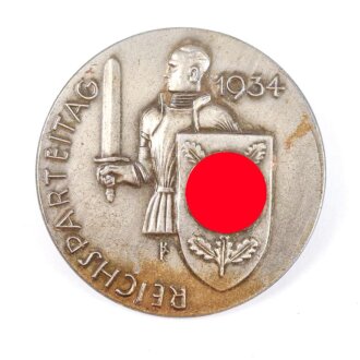 Massives Abzeichen " Reichsparteitag 1934"