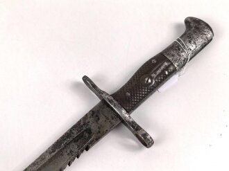 Schweiz, Seitengewehr Vetterli Modell 1878 mit Säge...