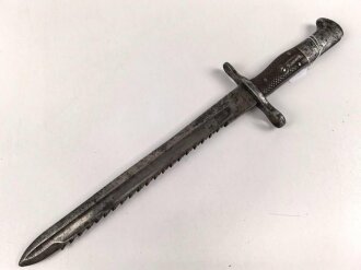 Schweiz, Seitengewehr Vetterli Modell 1878 mit Säge...