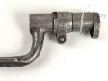 Österreich, Tüllenbajonett   Modell 1854 ohne Scheide für die Gewehre Lorenz, Wänzel oder auch bayrisches Podewilsgewehr , Vierkantklinge, Gesamtlänge 55,5 cm  um einen halben cm leicht gekürzt , 18,5 Tülleninnendurchmesser, Tüllenlänge 80,5 cm, 