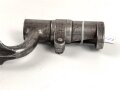 Österreich, Tüllenbajonett   Modell 1854 ohne Scheide für die Gewehre Lorenz, Wänzel oder auch bayrisches Podewilsgewehr , Vierkantklinge, Gesamtlänge 55,5 cm  um einen halben cm leicht gekürzt , 18,5 Tülleninnendurchmesser, Tüllenlänge 80,5 cm, 