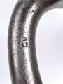 Frankreich, Tüllenbajonett 3 kantig, Typ  Modell AN 9 , wohl deutsches Beutestück, leicht gekürzt, Gesamtlänge 52,5 cm, Tüllenöffnung oben 22mm, Tüllenlänge 68 mm, deutsche Abnahme, 