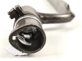 Frankreich, Tüllenbajonett 3 kantig, Typ  Modell AN 9 , wohl deutsches Beutestück, leicht gekürzt, Gesamtlänge 52,5 cm, Tüllenöffnung oben 22mm, Tüllenlänge 68 mm, deutsche Abnahme, 