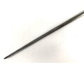 Frankreich, Tüllenbajonett 3 kantig, Typ  Modell AN 9 , wohl deutsches Beutestück, leicht gekürzt, Gesamtlänge 52,5 cm, Tüllenöffnung oben 22mm, Tüllenlänge 68 mm, deutsche Abnahme, 