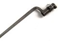 Frankreich, Tüllenbajonett 3 kantig, Typ  Modell AN 9 , wohl deutsches Beutestück, leicht gekürzt, Gesamtlänge 52,5 cm, Tüllenöffnung oben 22mm, Tüllenlänge 68 mm, deutsche Abnahme, 