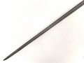 Frankreich, Tüllenbajonett 3 kantig, Typ  Modell AN 9 , wohl deutsches Beutestück, leicht gekürzt, Gesamtlänge 52,5 cm, Tüllenöffnung oben 22mm, Tüllenlänge 68 mm, deutsche Abnahme, 