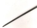Frankreich, Tüllenbajonett 3 kantig, Typ  Modell AN 9 , wohl deutsches Beutestück, leicht gekürzt, Gesamtlänge 52 cm, Tüllenöffnung oben 22mm, Tüllenlänge 68 mm, deutsche Abnahme,