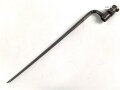 Frankreich, Tüllenbajonett 3 kantig, Typ  Modell AN 9 , wohl deutsches Beutestück, leicht gekürzt, Gesamtlänge 52 cm, Tüllenöffnung oben 22mm, Tüllenlänge 68 mm, deutsche Abnahme,