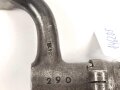 Frankreich, Tüllenbajonett 3 kantig, Typ  Modell AN 9 , wohl deutsches Beutestück, leicht gekürzt, Gesamtlänge 52 cm, Tüllenöffnung oben 22mm, Tüllenlänge 68 mm, deutsche Abnahme,