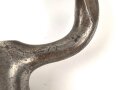 Frankreich, Tüllenbajonett 3 kantig, Typ  Modell AN 9 , wohl deutsches Beutestück, leicht gekürzt, Gesamtlänge 45,2 cm, Tüllenöffnung oben 22mm, Tüllenlänge 66,5 mm,