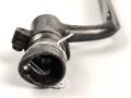 Frankreich, Tüllenbajonett 3 kantig, Typ  Modell AN 9 , wohl deutsches Beutestück, leicht gekürzt, Gesamtlänge 51,2 cm, Tüllenöffnung oben 22mm, Tüllenlänge 68 mm, deutsche Abnahme W mit Krone