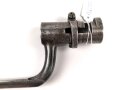 Frankreich, Tüllenbajonett 3 kantig, Typ  Modell AN 9 , wohl deutsches Beutestück, leicht gekürzt, Gesamtlänge 51,2 cm, Tüllenöffnung oben 22mm, Tüllenlänge 68 mm, deutsche Abnahme W mit Krone