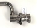 Frankreich, Tüllenbajonett 3 kantig, Typ  Modell AN 9 , wohl deutsches Beutestück, leicht gekürzt, Gesamtlänge 51,2 cm, Tüllenöffnung oben 22mm, Tüllenlänge 68 mm, Abnahme mit Kronenstempel auf KLingenansatz