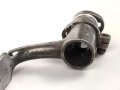 Frankreich, Tüllenbajonett 3 kantig, Typ  Modell AN 9 , wohl deutsches Beutestück, leicht gekürzt, Gesamtlänge 51,2 cm, Tüllenöffnung oben 22mm, Tüllenlänge 68 mm, Abnahme mit Kronenstempel auf KLingenansatz
