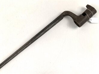 Österreich,Tüllenbajonett 3 kantig, Modell ähnlich 1798, Gesamtlänge 52 cm, Tüllenöffnung oben 21mm, etwas verbogen , Tüllenlänge 64mm, Klingenbreiteite 24 mm