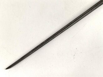 Österreich,Tüllenbajonett 3 kantig, Modell ähnlich 1798, Gesamtlänge 52 cm, Tüllenöffnung oben 21mm, etwas verbogen , Tüllenlänge 64mm, Klingenbreiteite 24 mm