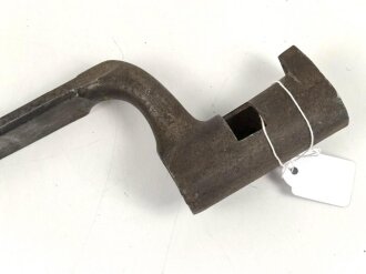 Österreich,Tüllenbajonett 3 kantig, Modell ähnlich 1798, Gesamtlänge 52 cm, Tüllenöffnung oben 21mm, etwas verbogen , Tüllenlänge 64mm, Klingenbreiteite 24 mm