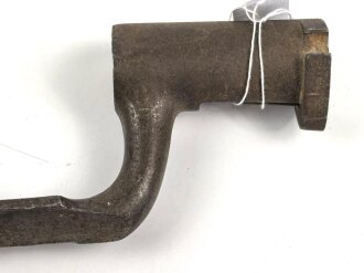 Österreich,Tüllenbajonett 3 kantig, Modell ähnlich 1798, Gesamtlänge 52 cm, Tüllenöffnung oben 21mm, etwas verbogen , Tüllenlänge 64mm, Klingenbreiteite 24 mm