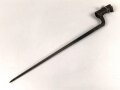 Österreich,Tüllenbajonett 3 kantig, Modell ähnlich 1798, Gesamtlänge 52 cm, Tüllenöffnung oben 21mm, etwas verbogen , Tüllenlänge 64mm, Klingenbreiteite 24 mm