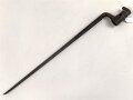 Österreich,Tüllenbajonett 3 kantig, Modell ähnlich 1798, Gesamtlänge 52 cm, Tüllenöffnung oben 21mm, etwas verbogen , Tüllenlänge 64mm, Klingenbreiteite 24 mm