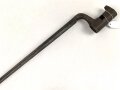 Österreich,Tüllenbajonett 3 kantig, Modell ähnlich 1798, Gesamtlänge 52 cm, Tüllenöffnung oben 21mm, etwas verbogen , Tüllenlänge 64mm, Klingenbreiteite 24 mm