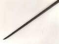 Österreich,Tüllenbajonett 3 kantig, Modell ähnlich 1798, Gesamtlänge 52 cm, Tüllenöffnung oben 21mm, etwas verbogen , Tüllenlänge 64mm, Klingenbreiteite 24 mm