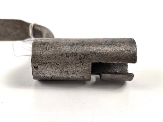 Tüllenbajonett 3 kantig, unbekannt,  Gesamtlänge 72,7 cm, Tüllenöffnung oben 24 mm,Tüllenlänge 66mm, Klingenbreiteite 18 mm