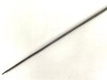 Tüllenbajonett 3 kantig, unbekannt,  Gesamtlänge 72,7 cm, Tüllenöffnung oben 24 mm,Tüllenlänge 66mm, Klingenbreiteite 18 mm