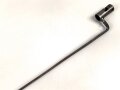 Tüllenbajonett 3 kantig, unbekannt,  Gesamtlänge 72,7 cm, Tüllenöffnung oben 24 mm,Tüllenlänge 66mm, Klingenbreiteite 18 mm