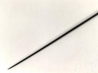 Tüllenbajonett 3 kantig, unbekannt, , Gesamtlänge 78,5 cm, Tüllenöffnung oben 21 mm,Tüllenlänge 681,5 mm, Klingenbreite 22,5 mm