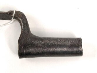 Tüllenbajonett 3 kantig, unbekannt, , Gesamtlänge 78,5 cm, Tüllenöffnung oben 21 mm,Tüllenlänge 681,5 mm, Klingenbreite 22,5 mm