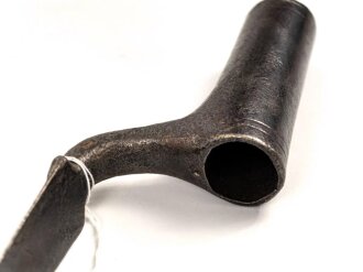 Tüllenbajonett 3 kantig, unbekannt, , Gesamtlänge 78,5 cm, Tüllenöffnung oben 21 mm,Tüllenlänge 681,5 mm, Klingenbreite 22,5 mm