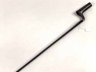 Tüllenbajonett 3 kantig, unbekannt, , Gesamtlänge 78,5 cm, Tüllenöffnung oben 21 mm,Tüllenlänge 681,5 mm, Klingenbreite 22,5 mm