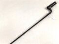 Tüllenbajonett 3 kantig, unbekannt, , Gesamtlänge 78,5 cm, Tüllenöffnung oben 21 mm,Tüllenlänge 681,5 mm, Klingenbreite 22,5 mm
