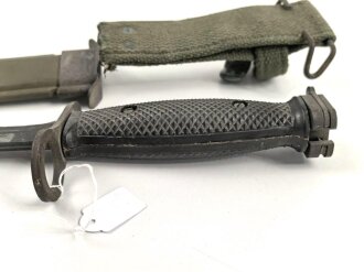U.S. Army M7 Bajonett, Hersteller " IMPERIAL" , in M8A1 Scheide. Guter Gesamtzustand